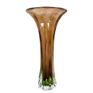 Young and Constantin signed MCM Handblown Art Vase Earth Tones